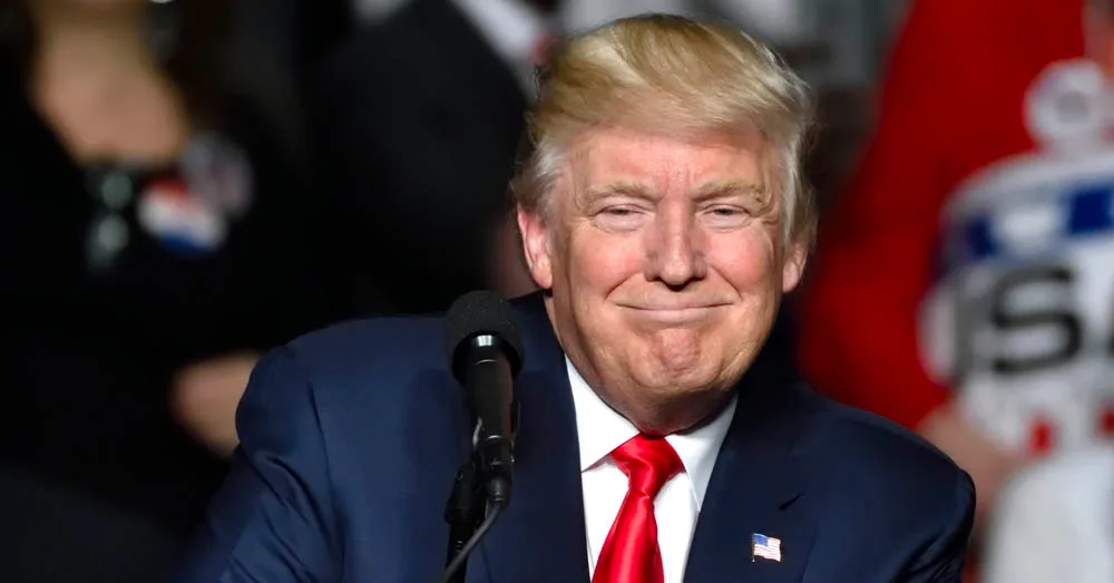 Voormalige Amerikaanse president Donald Trump. Shutterstock