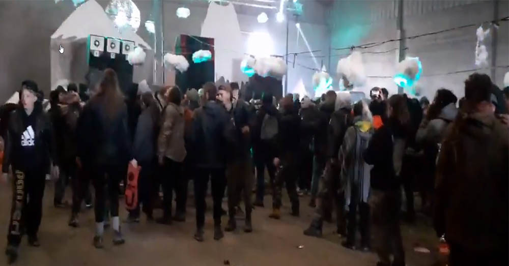 Illegale raveparty in Frankrijk eindigt met aanval op politie