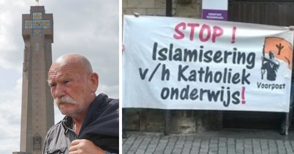 6 maand cel en 8.000 euro wegens spandoek "Stop Islamisering"