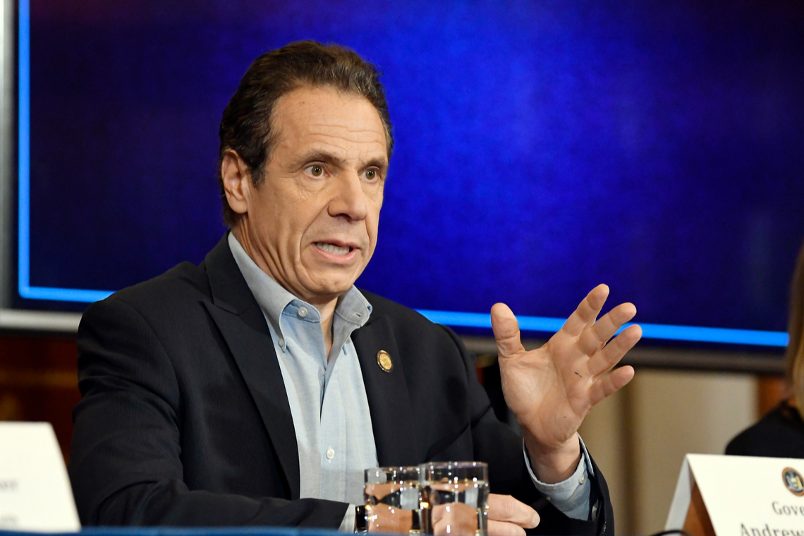 Andrew Cuomo (Democraten), de gouverneur van New York. Foto Shutterstock