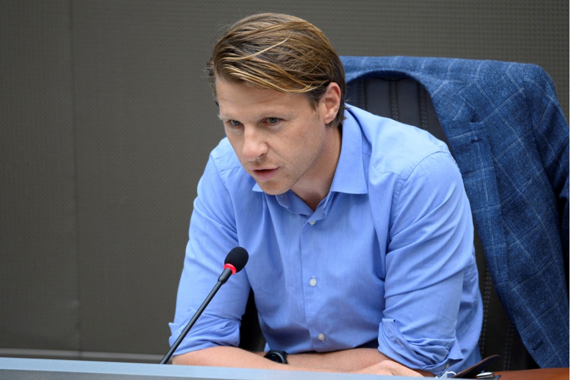 Vlaams Parlementslid Axel Ronse (N-VA). Photo News