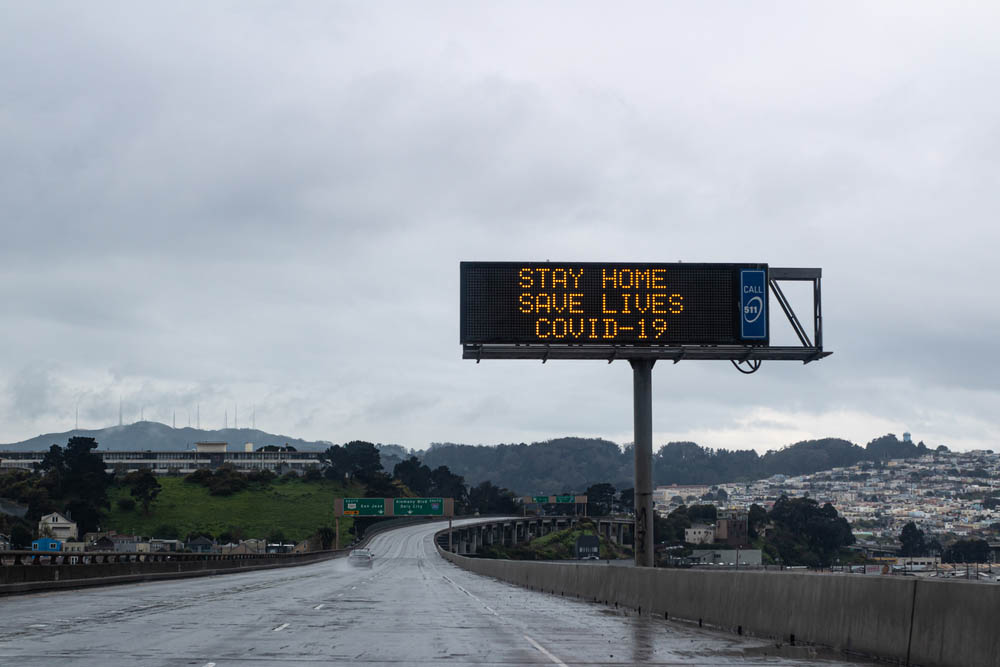 Een bord langs de weg in San Francisco, Californië. (Shutterstock)