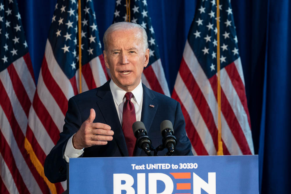 Amerikaans president Joe Biden (Dem.) (Shutterstock)