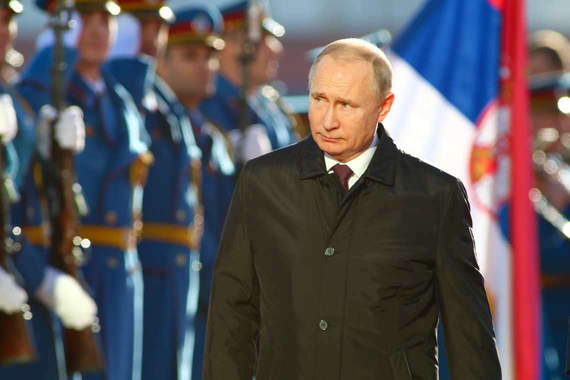 Russische president Vladimir Poetin. Foto Shutterstock