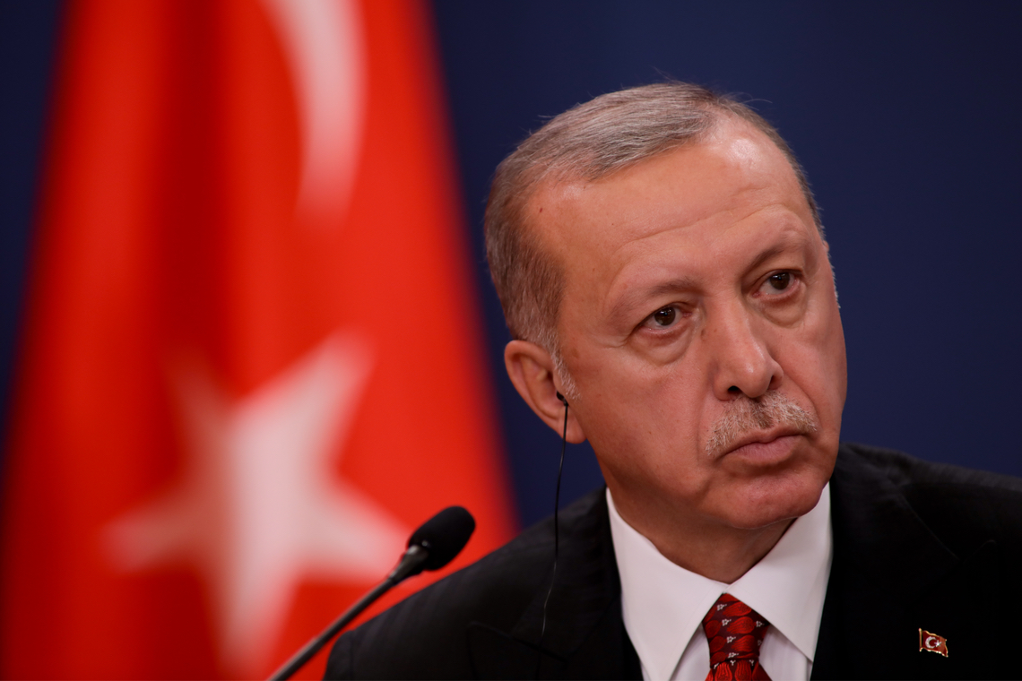 De Turkse president Erdogan. Foto Shutterstock