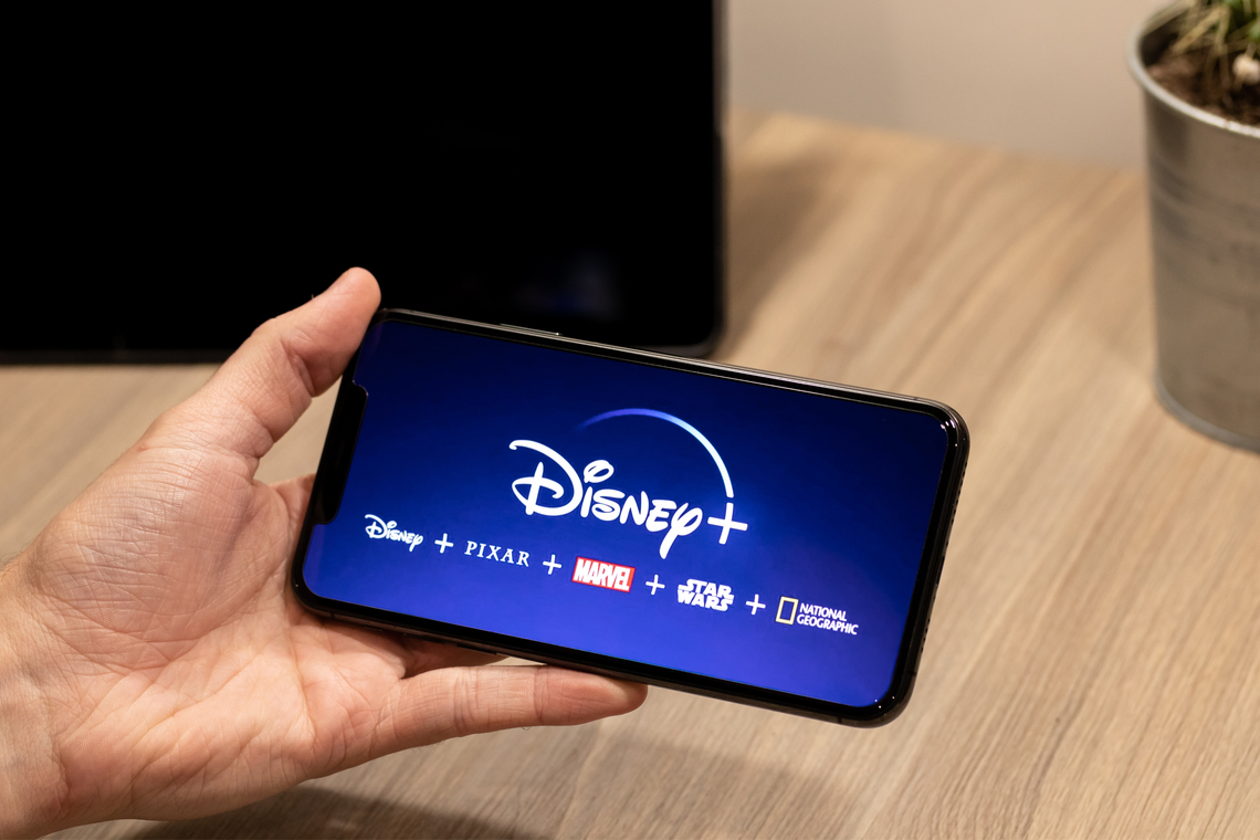 Streamingdienst Disney+. Shutterstock