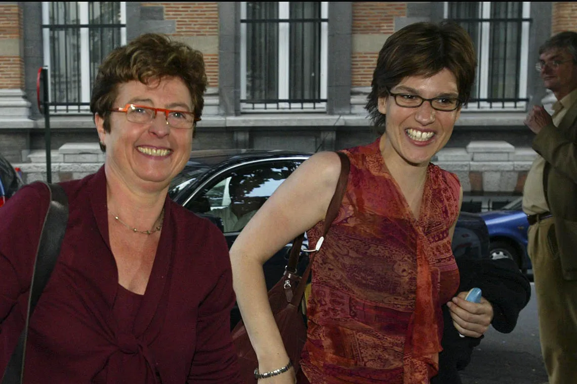 Tine Van der Straeten en Vera Dua. Foto Photonews. © Didier Lebrun/Photo News - 10051797-023