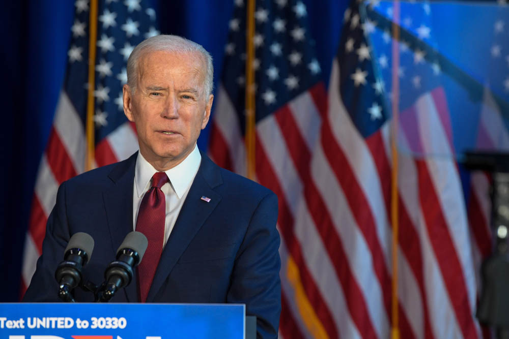 De Amerikaanse president Joe Biden (Dem.) (Shutterstock)