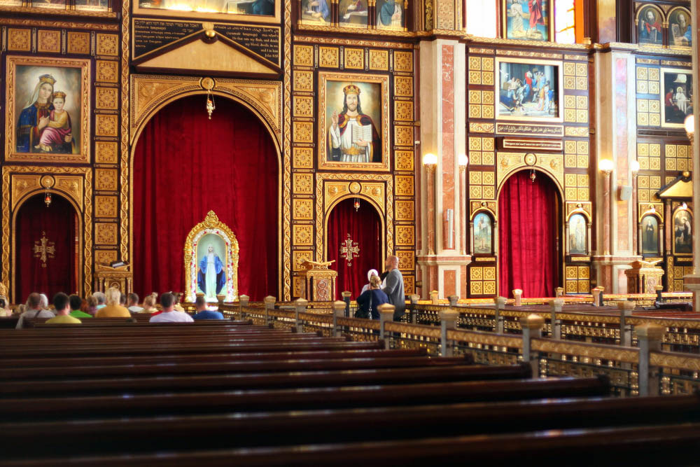 Een Koptische kerk in Egypte (Shutterstock)