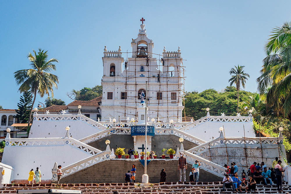 Een katholieke kerk in Goa (Shutterstock)