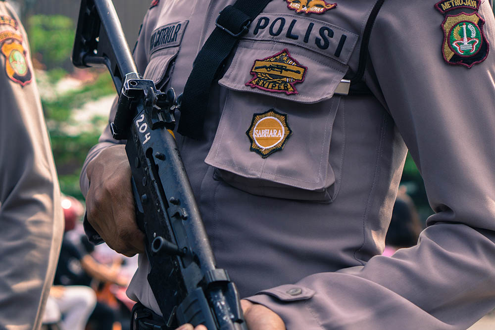 Indonesische politie (Shutterstock)