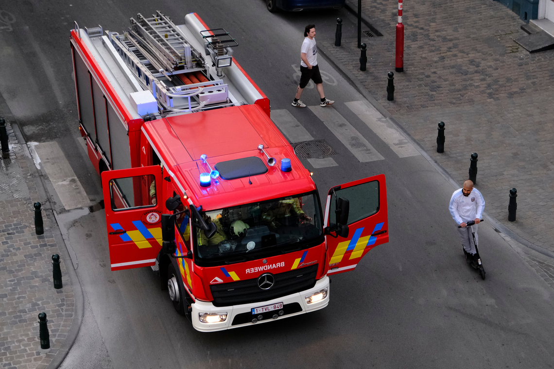 Een brandweerwagen. Foto Shutterstock
