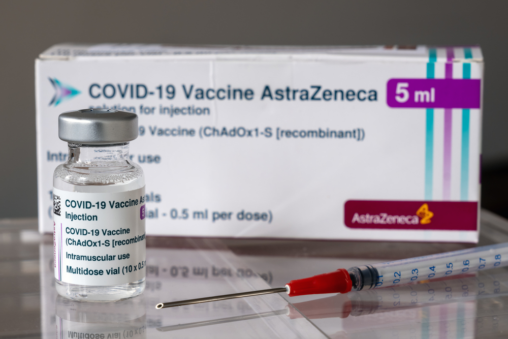 AstraZeneca-vaccin. Foto Shutterstock.
