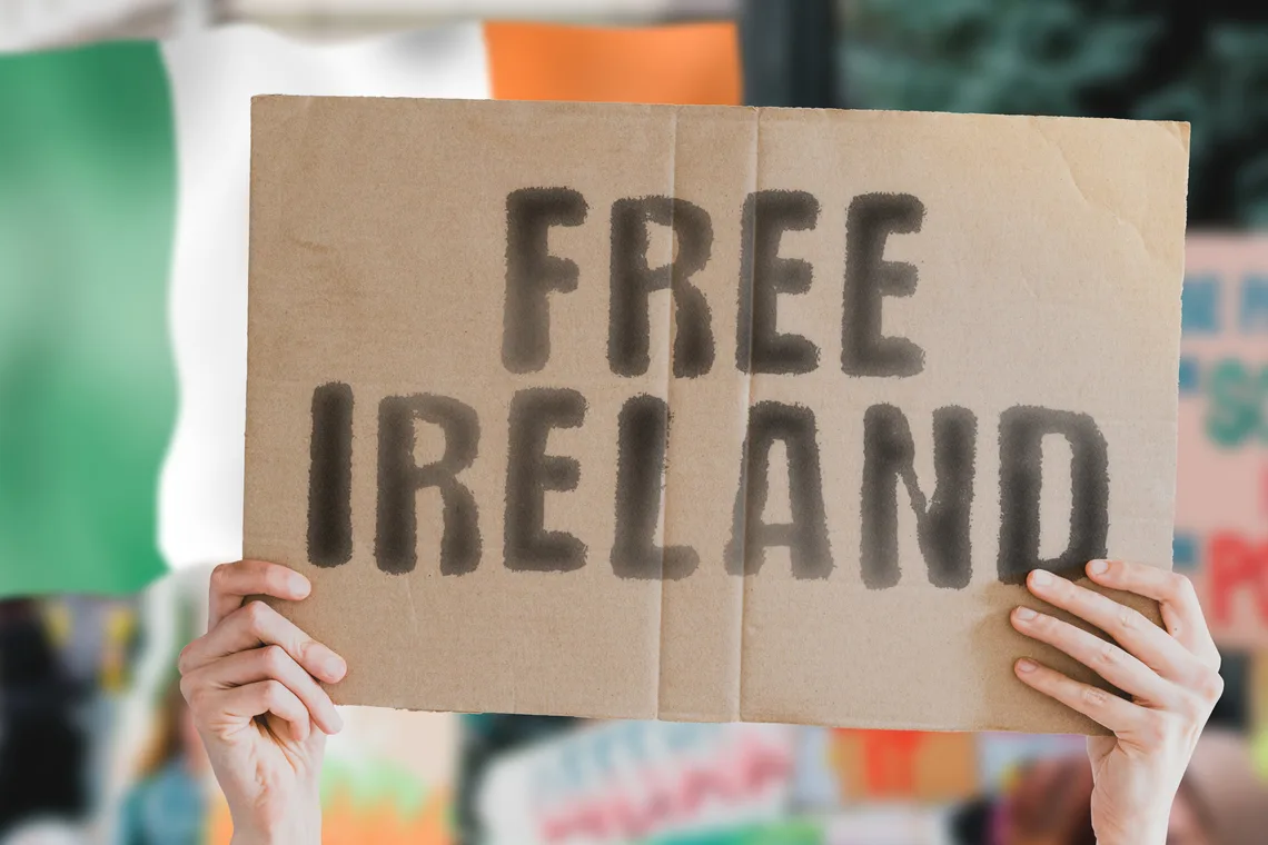 "Bevrijd Ierland". Foto Shutterstock.