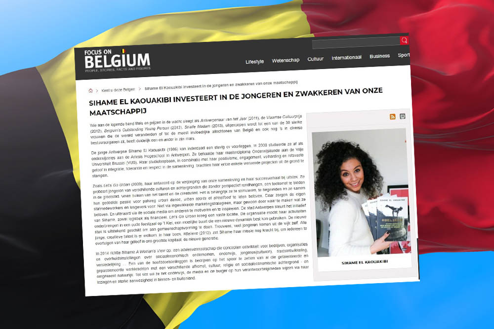 Sihame El Kaouakibi op Focus on Belgium