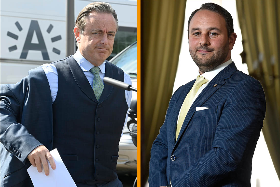 Bart De Wever en Michael Freilich. Foto's Photonews.