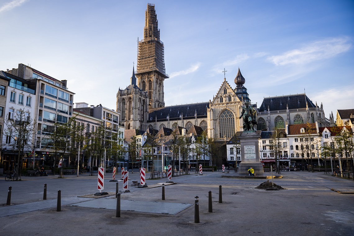 De Groenplaats in Antwerpen. Photo News