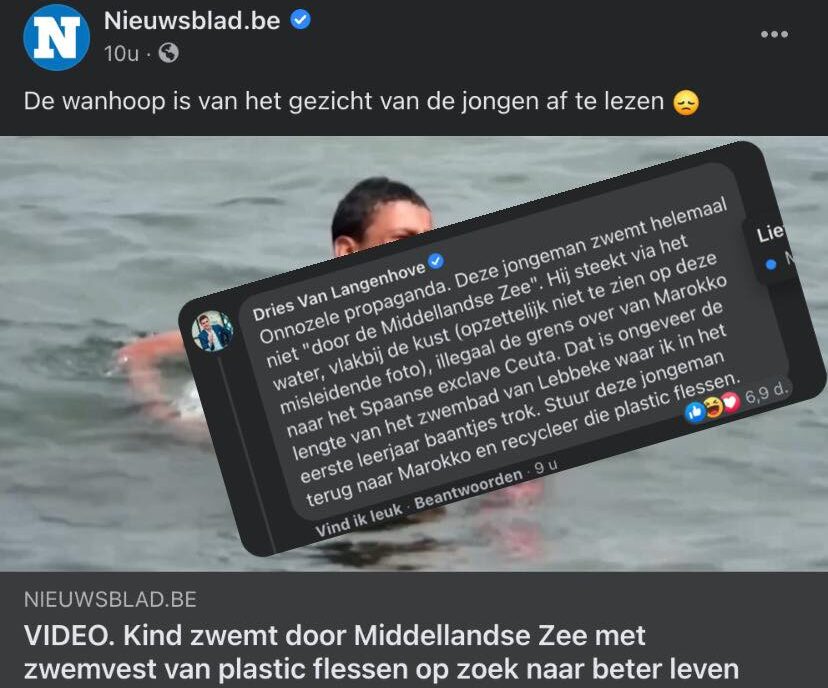Dries Van Langenhove haalt uit naar Het Nieuwsblad.