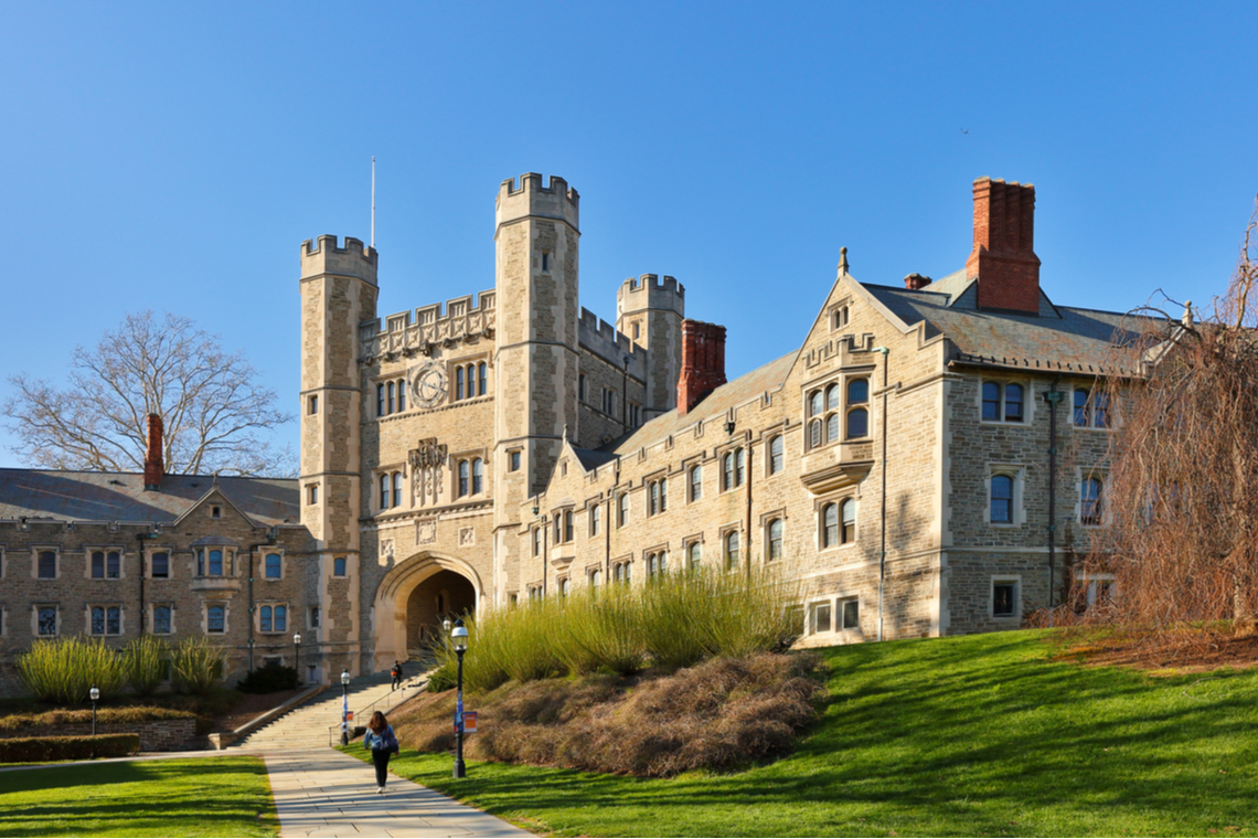 De universiteit van Princeton. Foto Shutterstock