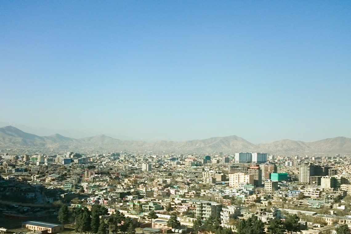 Kabul, de hoofdstad van Afghanistan. Foto Shutterstock.