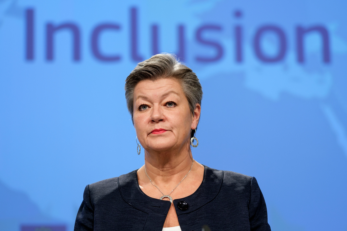 Ylva Johansson, Eurocommissaris voor Binnenlandse Zaken en lid van de Zweedse Sociaaldemocraten -Foto: Shutterstock