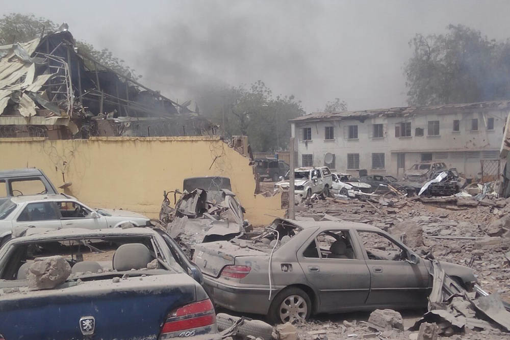 Ravage na een aanslag in Nigeria (Photonews)