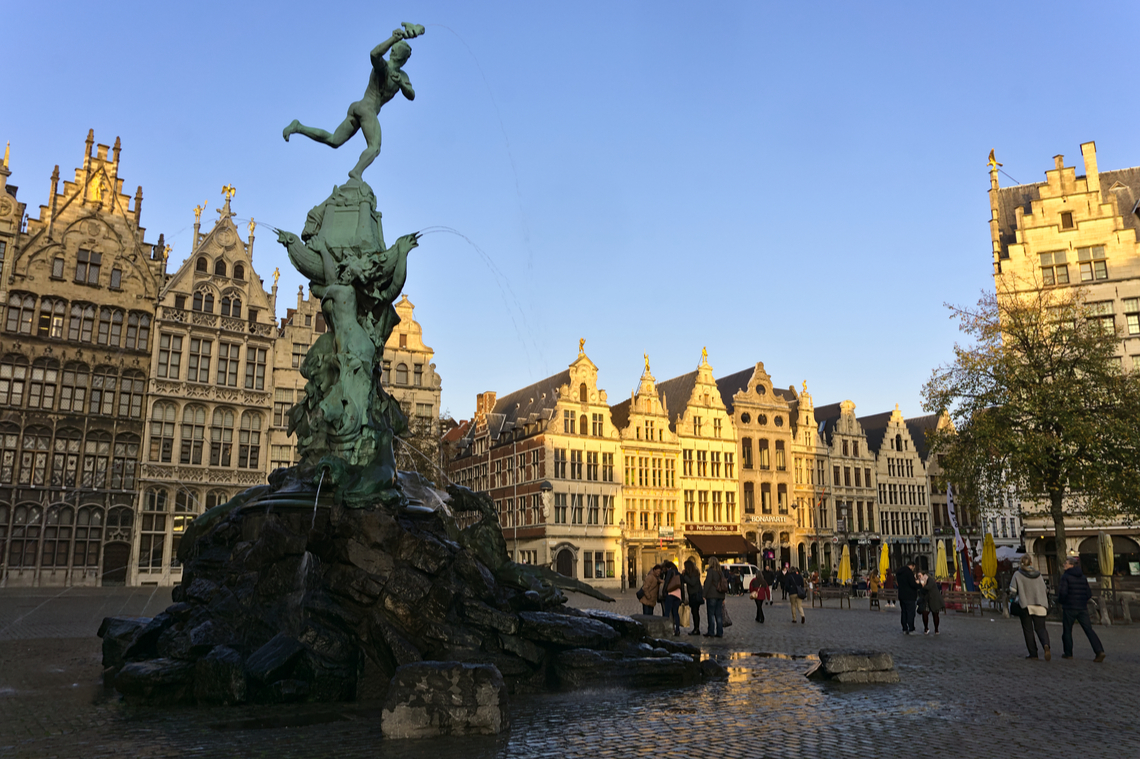 De Grote Markt van Antwerpen. Foto Shutterstock.