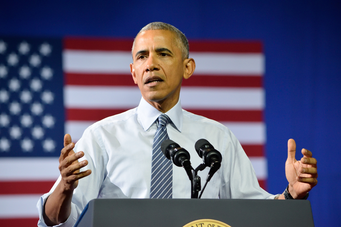 Voormalig Amerikaans president Barack Obama (Democraten). Foto Shutterstock