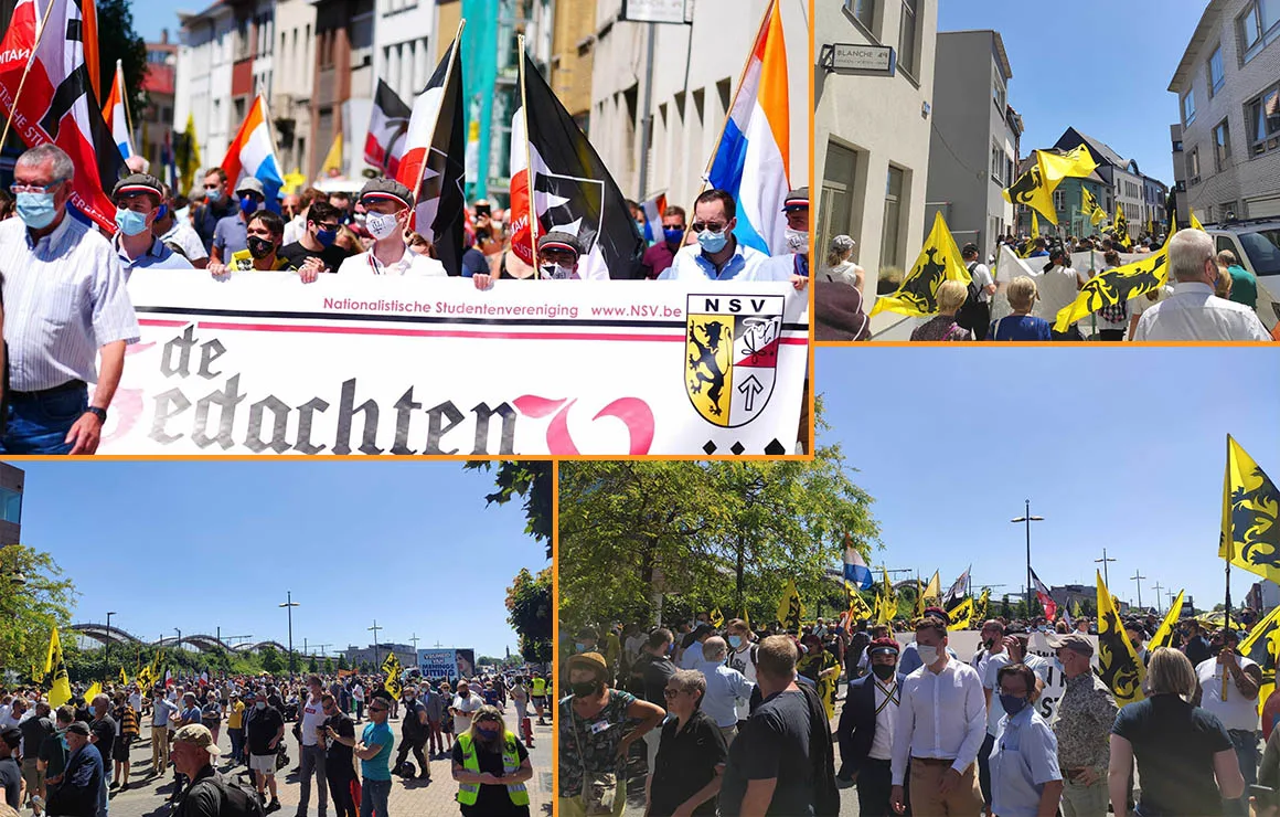 Foto's manifestatie, genomen door aanwezigen en een PAL NWS-medewerker.