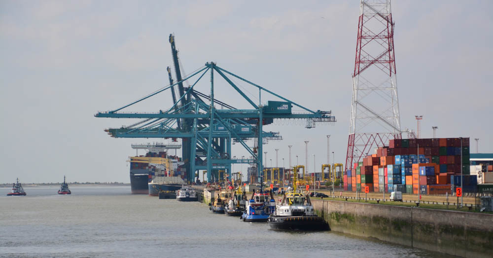 De haven van Antwerpen (Photonews)