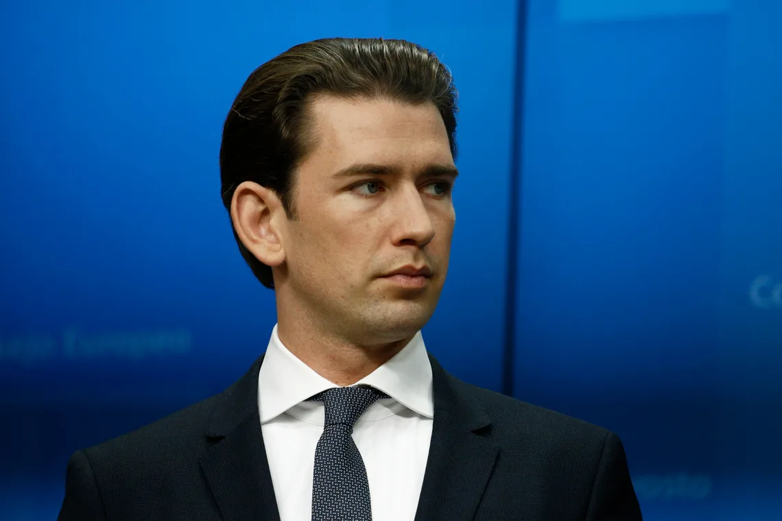 De Oostenrijkse bondskanselier Sebastian Kurz. Foto Shutterstock