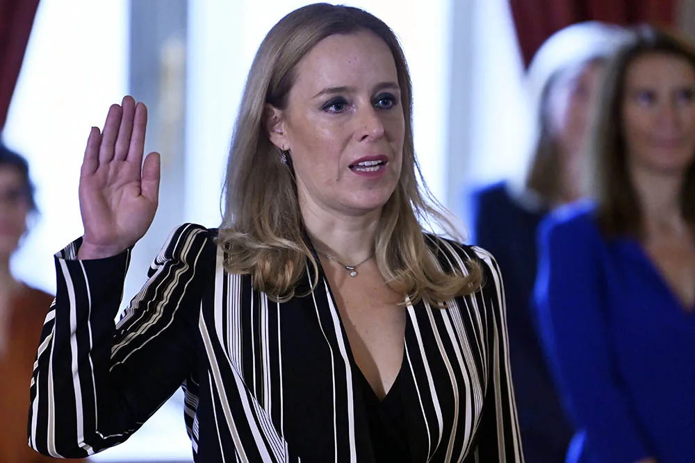 Staatssecretaris van Begroting Eva De Bleeker. Foto Photonews