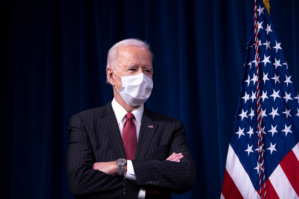 Amerikaanse president Joe Biden. Shutterstock