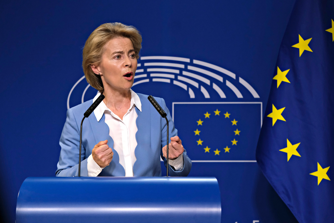 Voorzitter van de Europese Commissie Ursula Von der Leyen - Afbeelding: Shutterstock