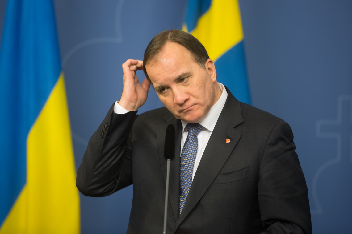 De Zweedse premier Stefan Löfven. Foto Shutterstock