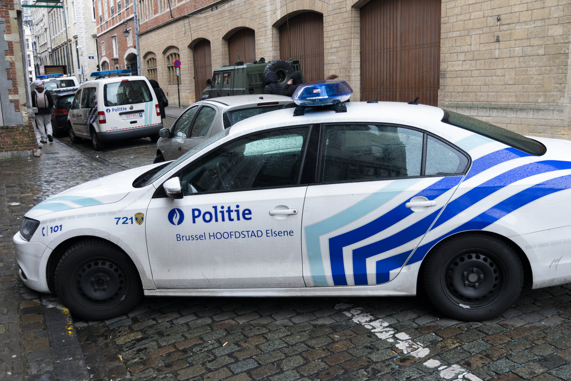 De Brusselse politie. Foto Shutterstock.