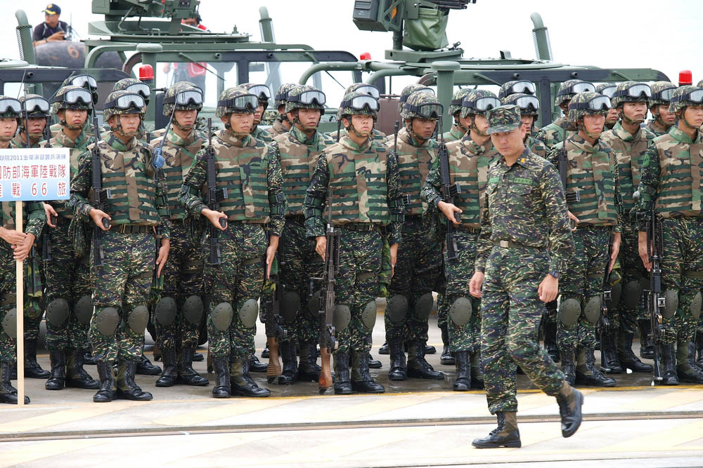 Taiwanese militairen (Shutterstock)