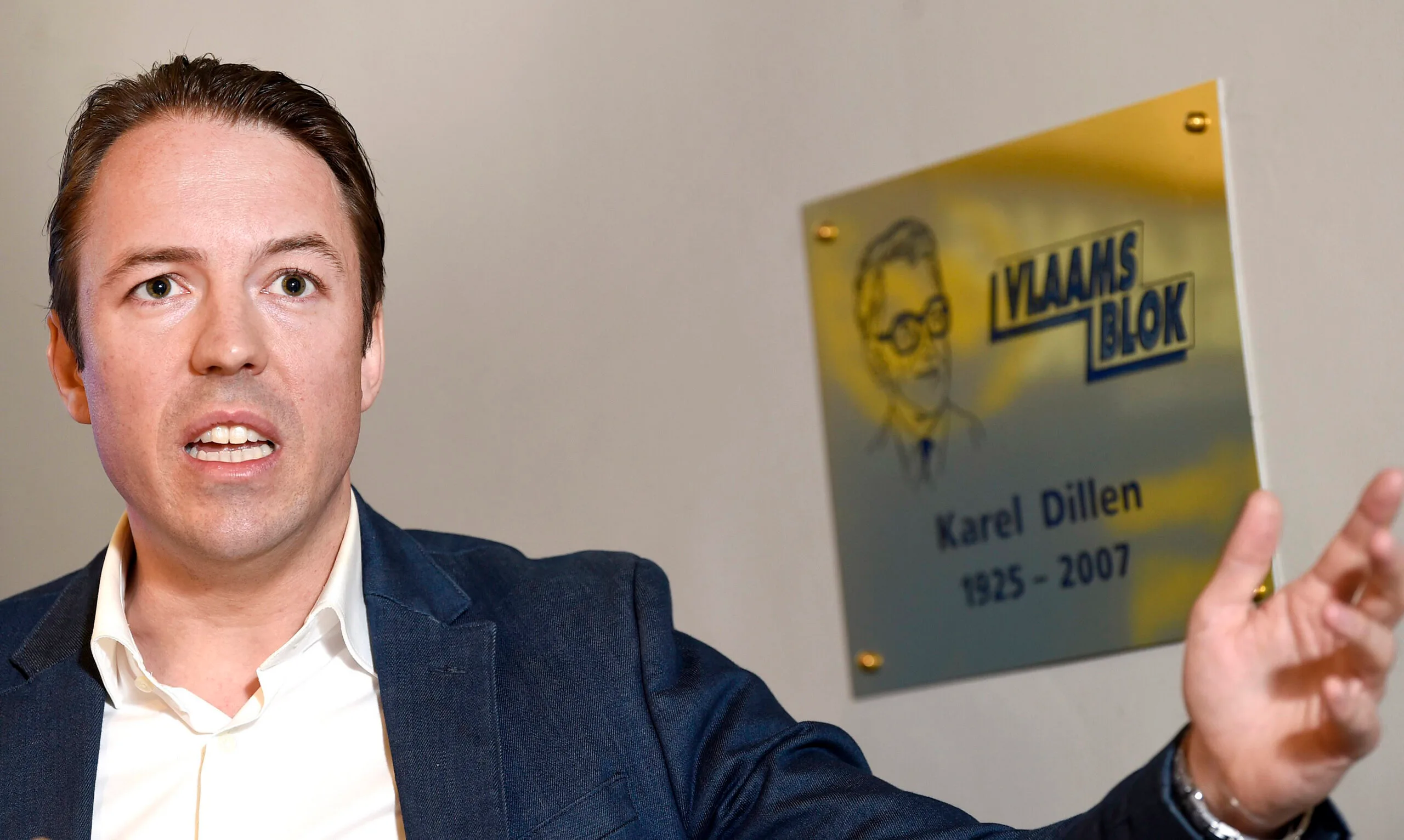 Vlaams parlementslid Sam Van Rooy (VB) - Photonews