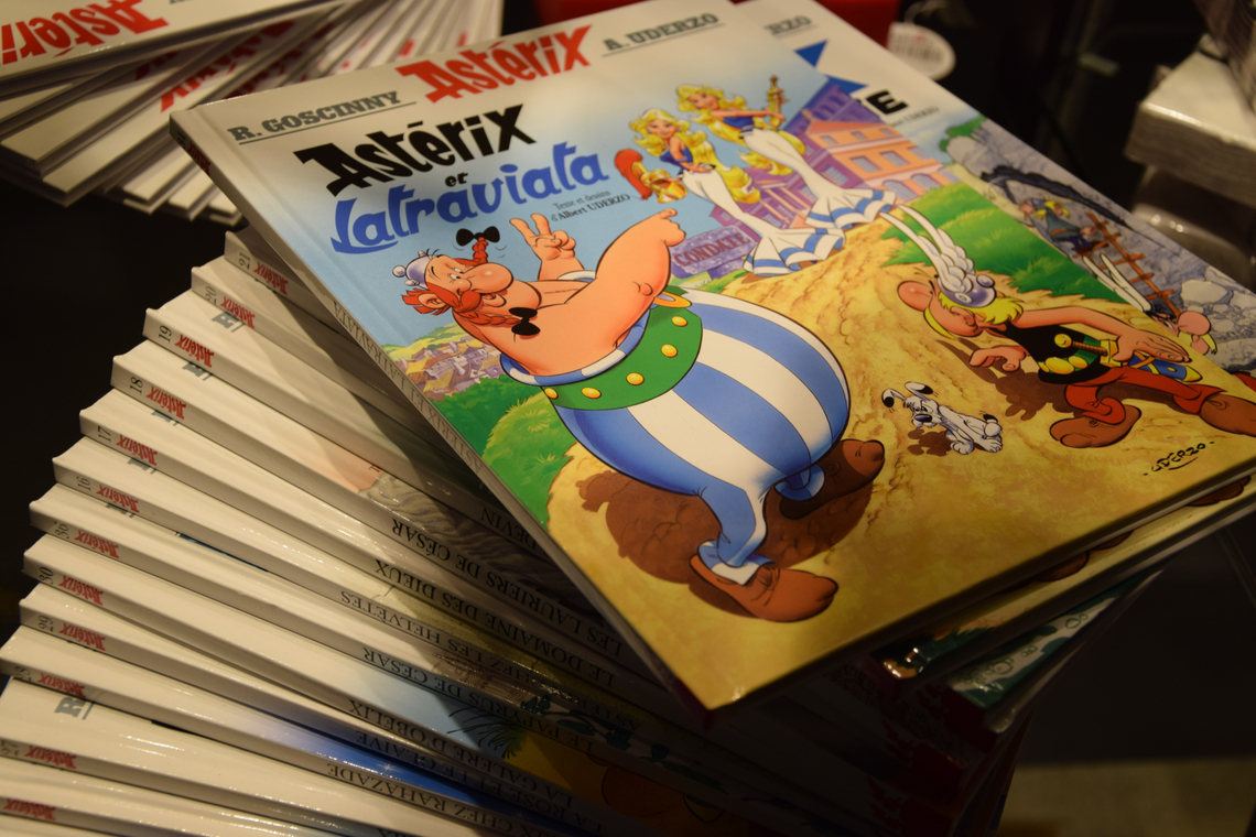 Een album van Asterix. Foto Shutterstock