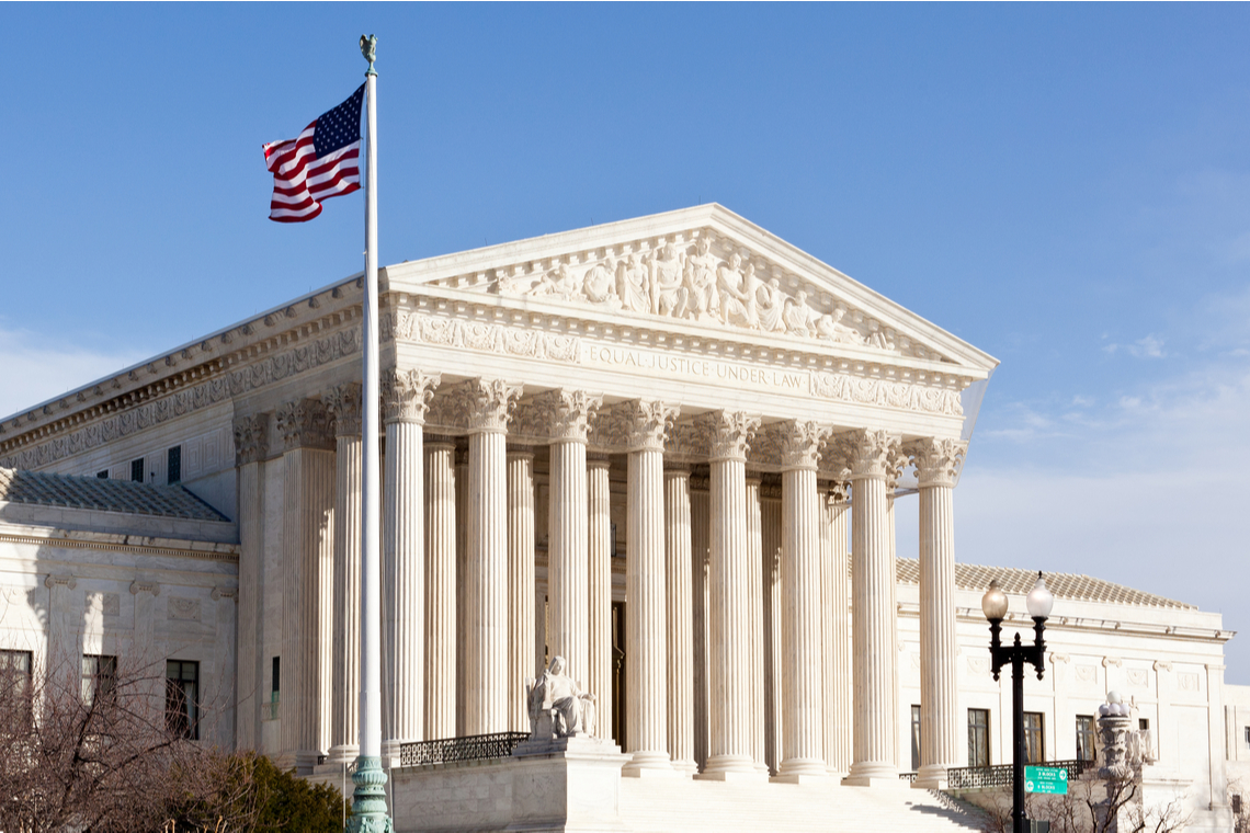 Amerikaans Hooggerechtshof. Foto Shutterstock