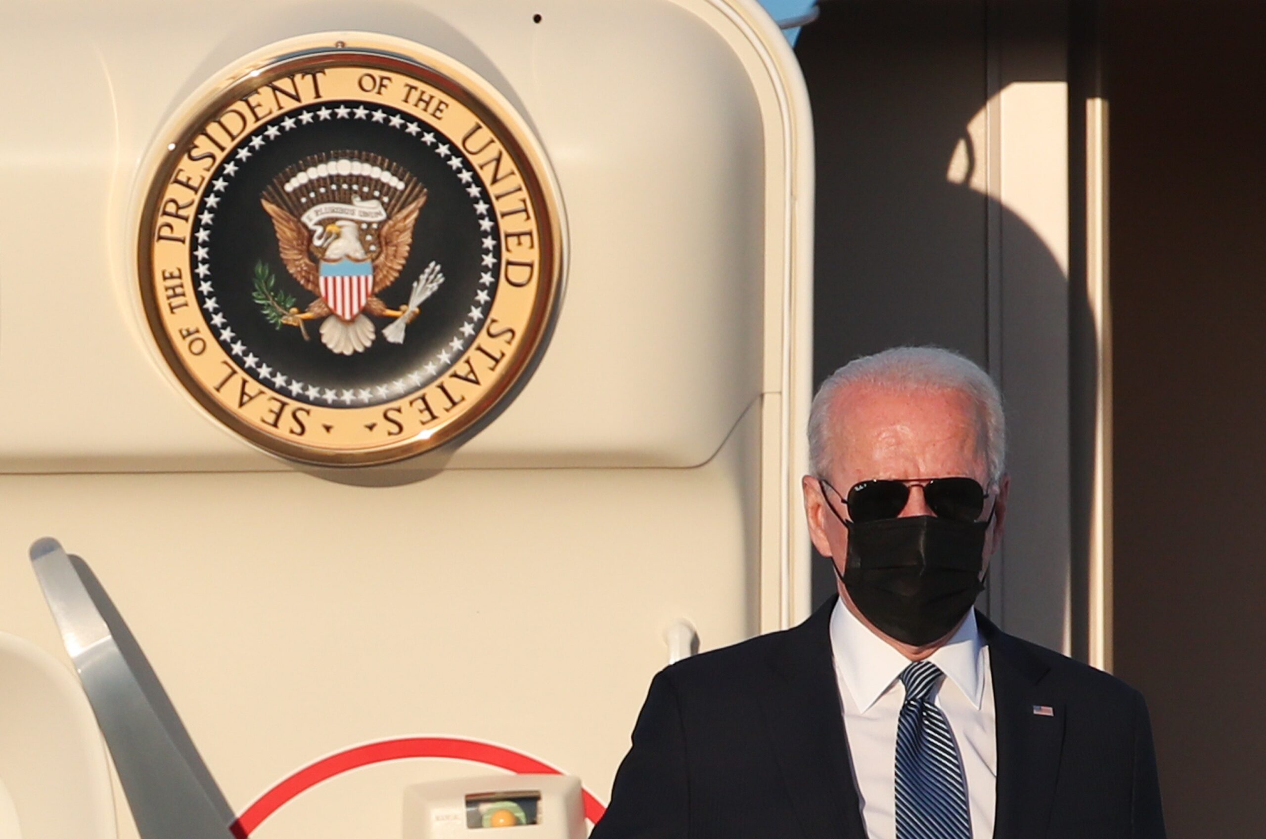 Amerikaanse president Joe Biden tijdens een bezoek aan België in juni 2021.