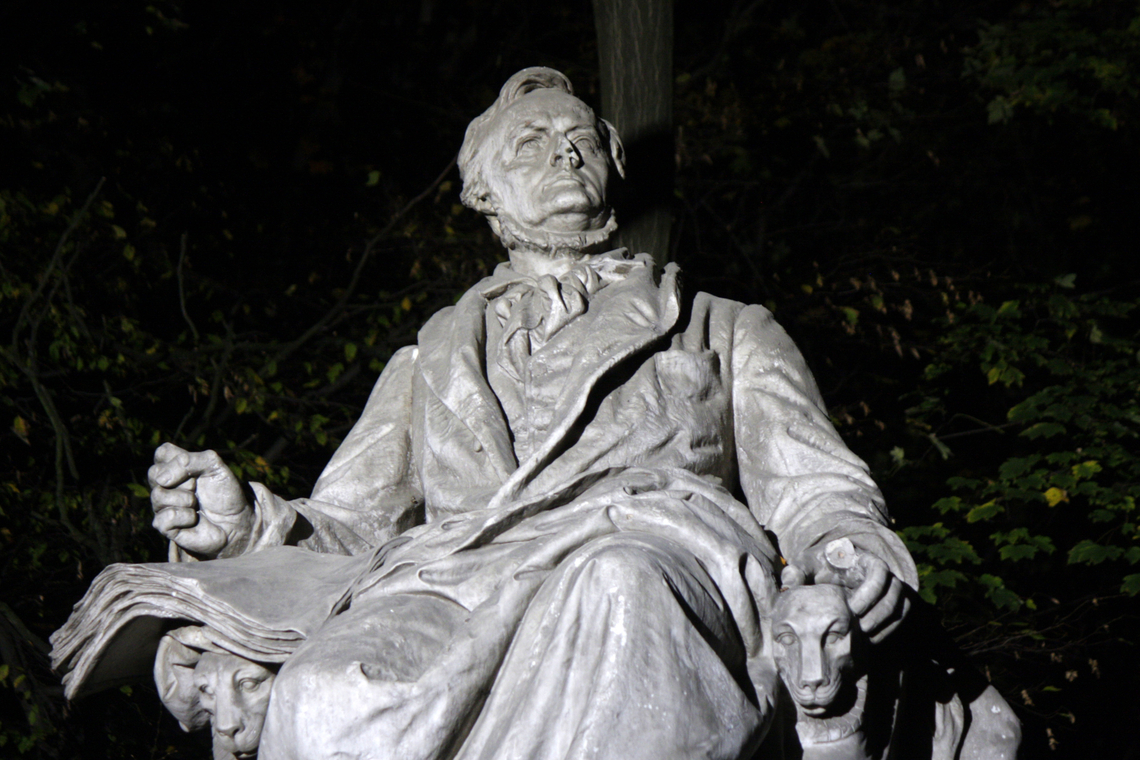 Een standbeeld van Richard Wagner in Tiergarten, Berlijn. - Afbeelding: Shutterstock