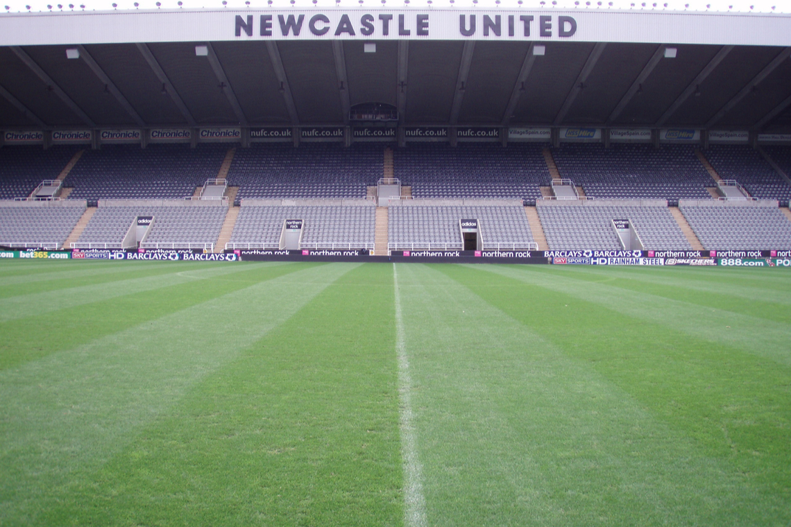 Het voetbalstadion van Newcastle - Afbeelding: Shutterstock