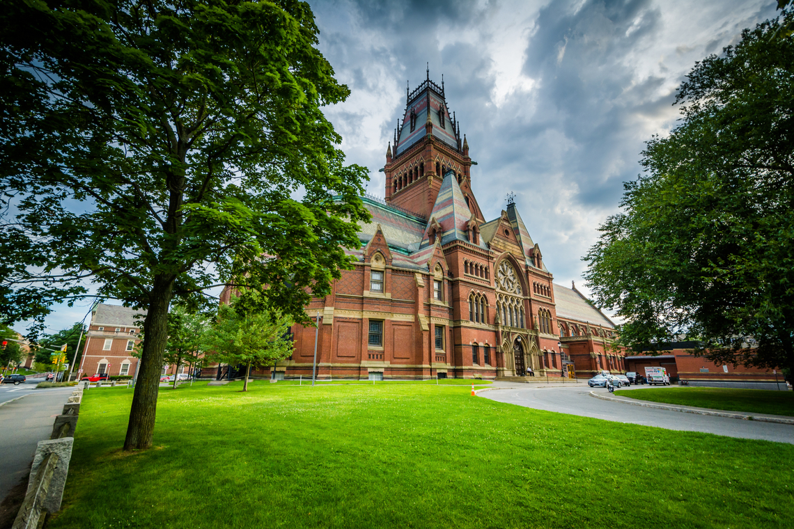 De Harvard-universiteit in Cambridge (Massachusetts). Foto Shutterstock