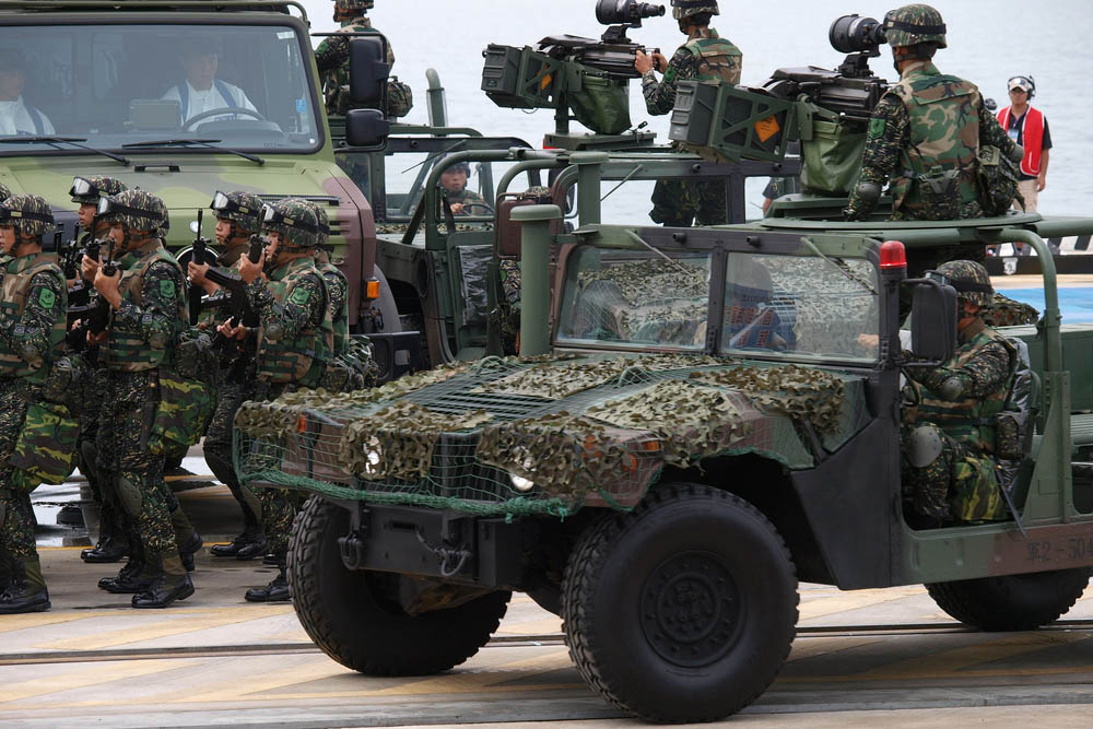 Een parade van het Taiwanese leger (Shutterstock)