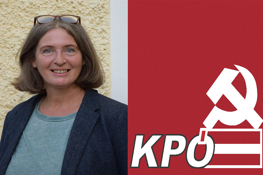 Communiste Elke Kahr (KPÖ) is beëdigd als burgemeester van Graz. (Wikimedia)