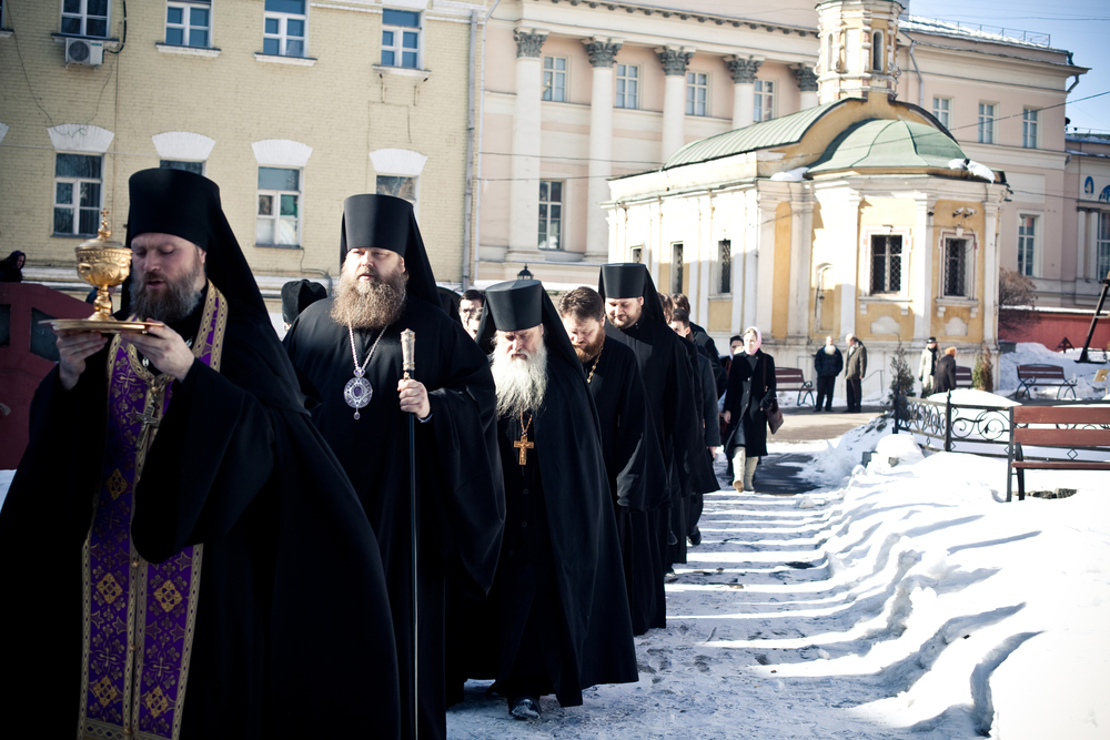 Ter illustratie: Russisch-orthodoxe monniken (Shutterstock)