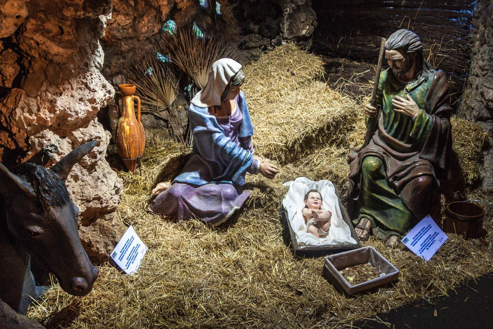 Een kerststal in Spanje (Shutterstock)