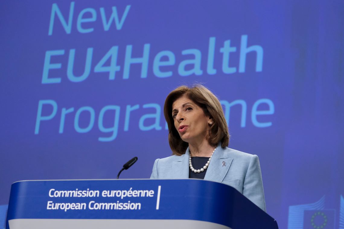 Eurocommissaris voor Gezondheid Stella Kyriakides. Foto Shutterstock