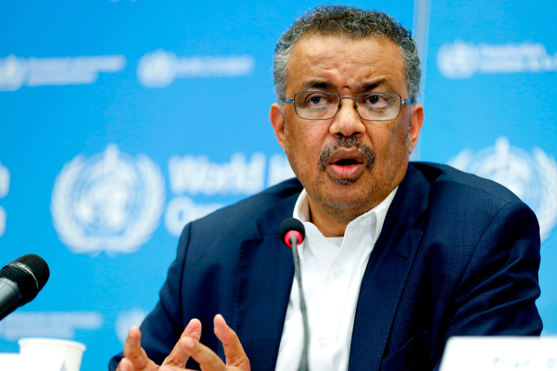 Tedros Adhanom Ghebreyesus, directeur-generaal van de Wereldgezondheidsorganisatie. Foto Shutterstock